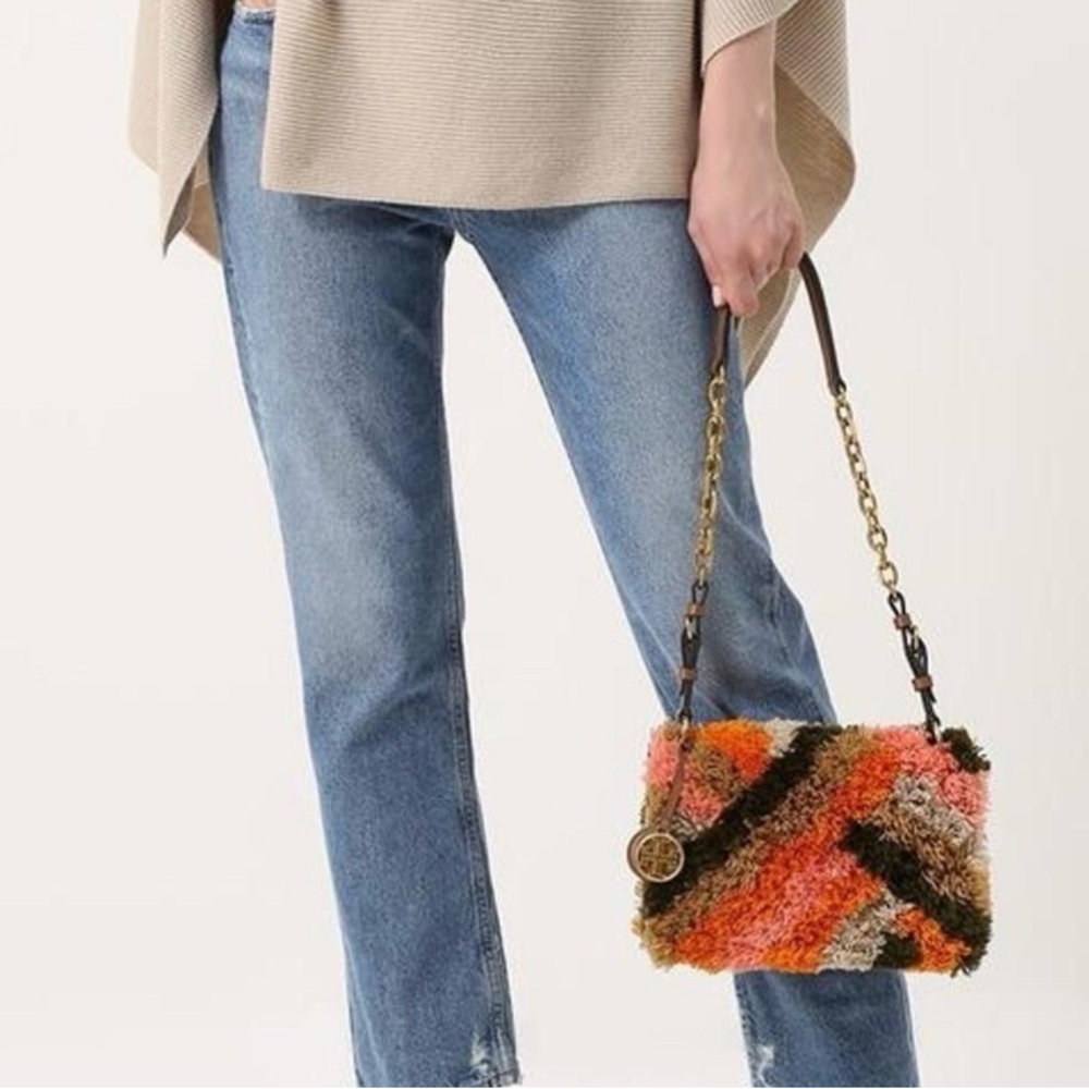 Tory Burch Multicolor Textured Shoulder Bag
